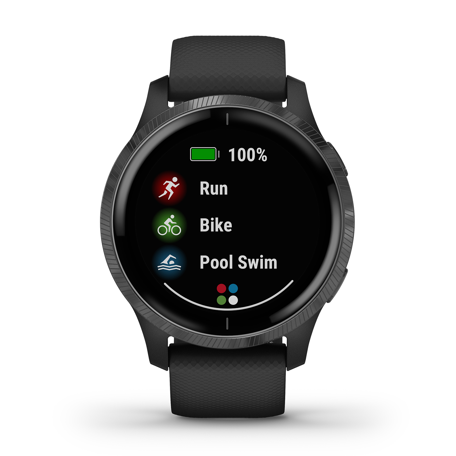 Garmin 010-02173-13 zegarek czarny sportowy Garmin Venu pasek - miniatura 5