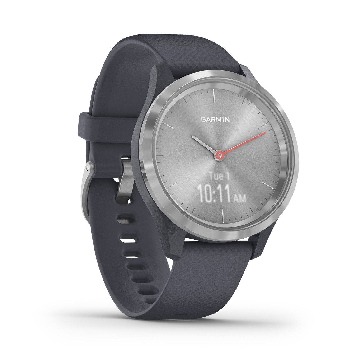 Garmin 010-02238-20 Vivomove 3S Silver Blue with Blue Silicone Band smartwatch sportowy Garmin - miniatura 6