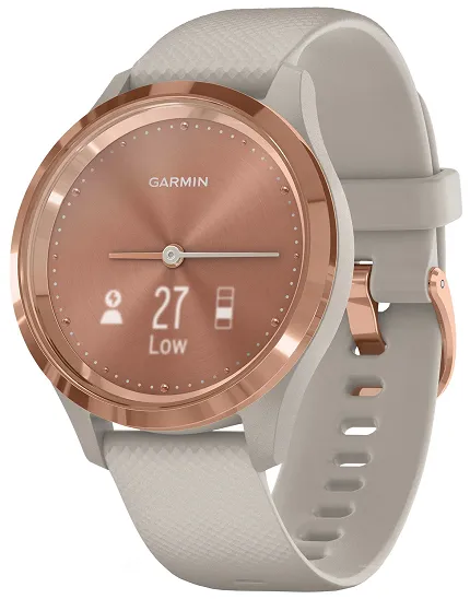 Garmin 010-02238-22 Garmin Vivomove Vivomove 3S Rose Gold Tundra with Tundra Silicone Band - zdjęcie 1