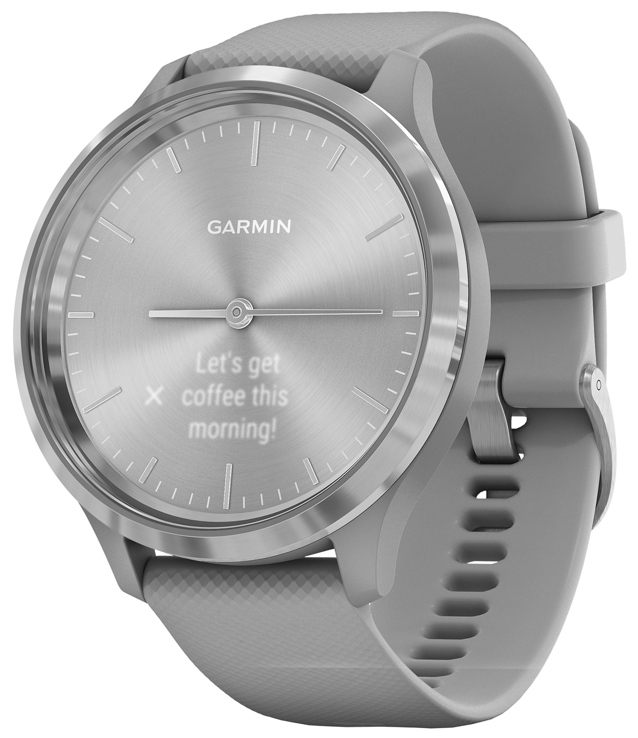 Garmin Vivomove 3 Grey Silver with Grey Silicone Band  010-02239-20