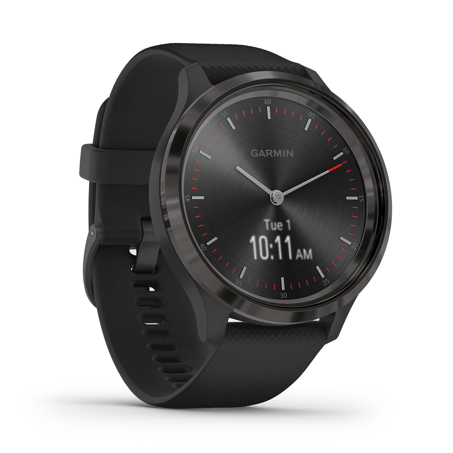 Garmin 010-02239-21 Vivomove 3 Black Gunmetal with Black Silicone Band smartwatch sportowy Garmin - miniatura 6