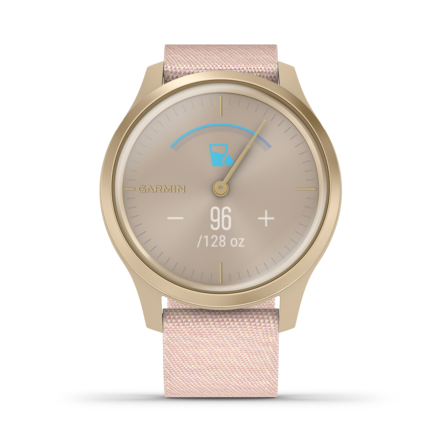 Garmin 010-02240-22 smartwatch złoty sportowy Garmin Vivomove pasek - miniatura 3