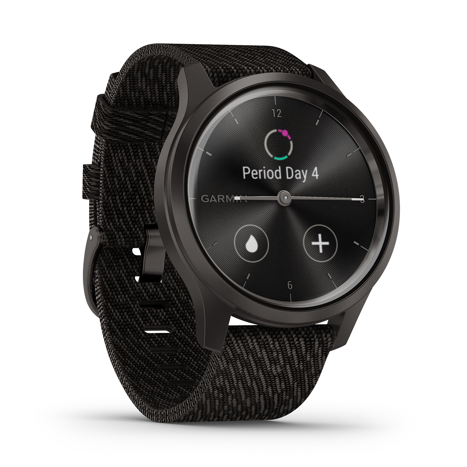 Garmin 010-02240-23 smartwatch czarny sportowy Garmin Vivomove pasek - miniatura 5
