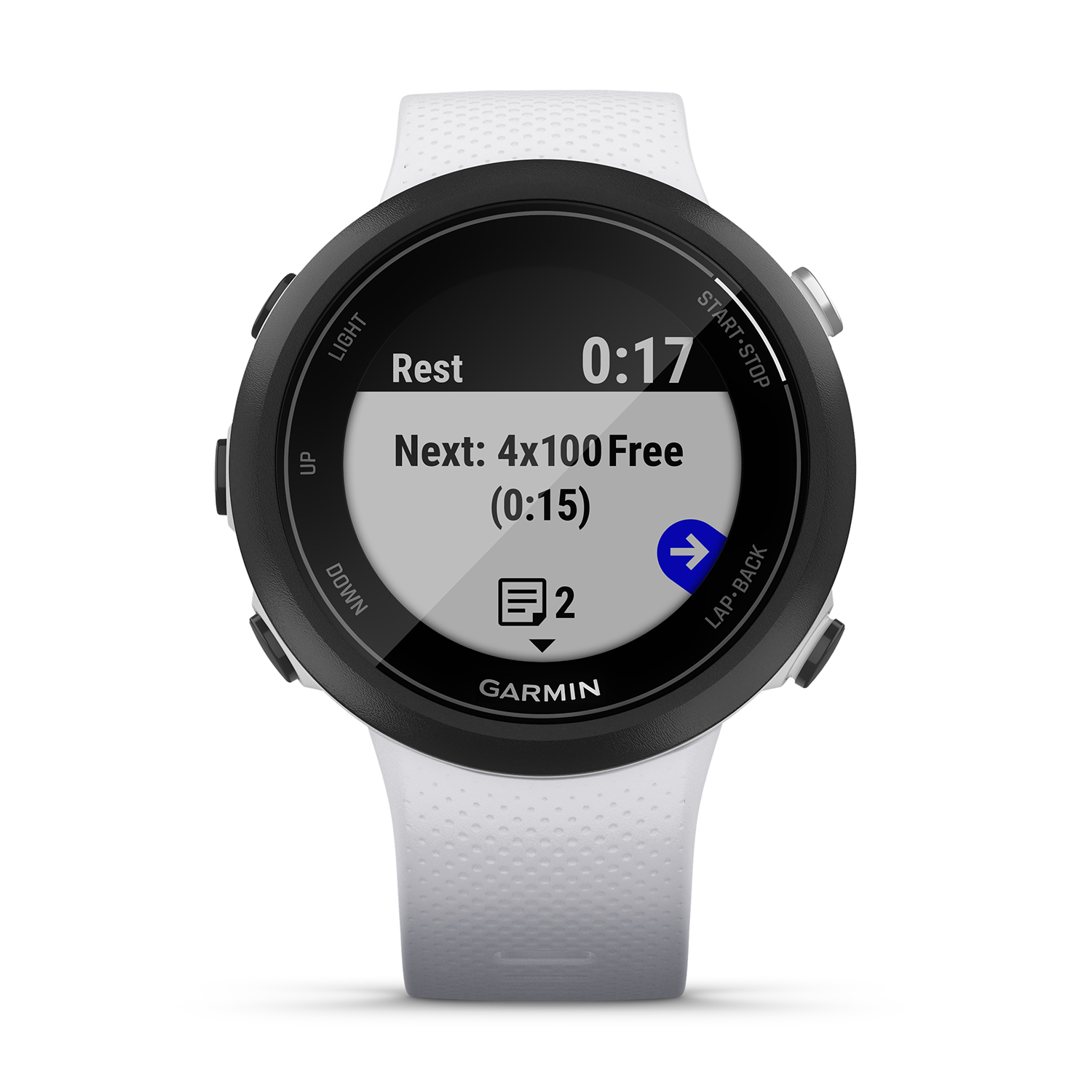Garmin 010-02247-11 zegarek biały sportowy Garmin pasek - miniatura 4