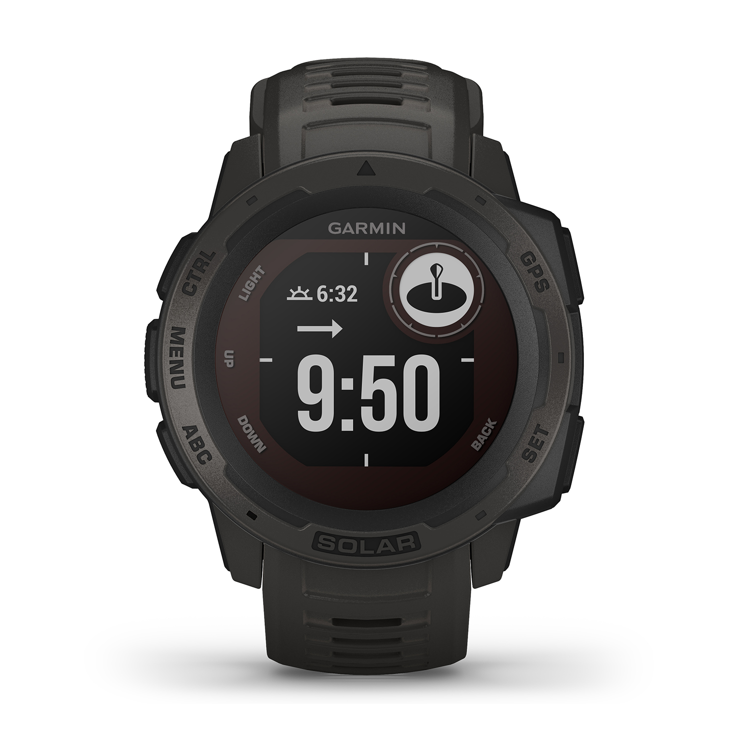 Garmin 010-02293-00 Instinct SOLAR Graphite zegarek sportowy Garmin Instinct - miniatura 4