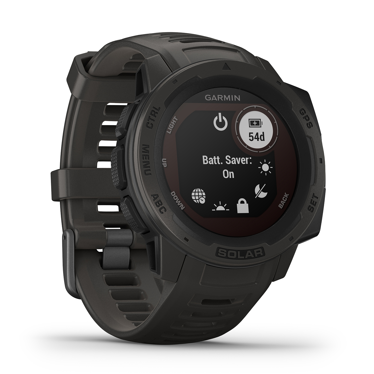 Garmin 010-02293-00 zegarek czarny sportowy Garmin Instinct pasek - miniatura 5