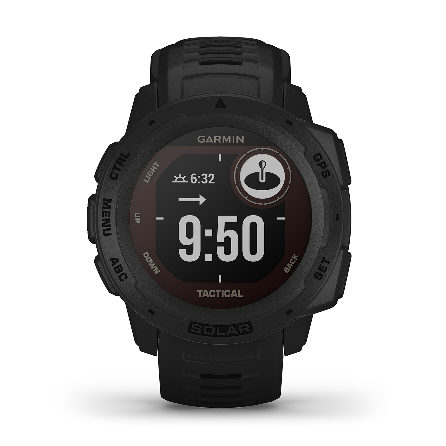 Garmin 010-02293-03 Instinct SOLAR Tactical Edition Black zegarek sportowy Garmin - miniatura 4