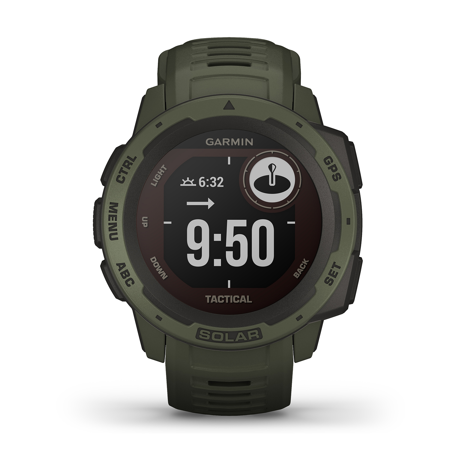 Garmin 010-02293-04 Instinct SOLAR Tactical Edition Moss zegarek sportowy Garmin Instinct - miniatura 4