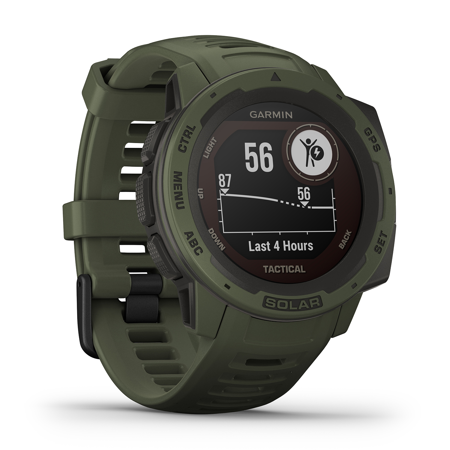 Garmin 010-02293-04 zegarek zielony sportowy Garmin Instinct pasek - miniatura 5