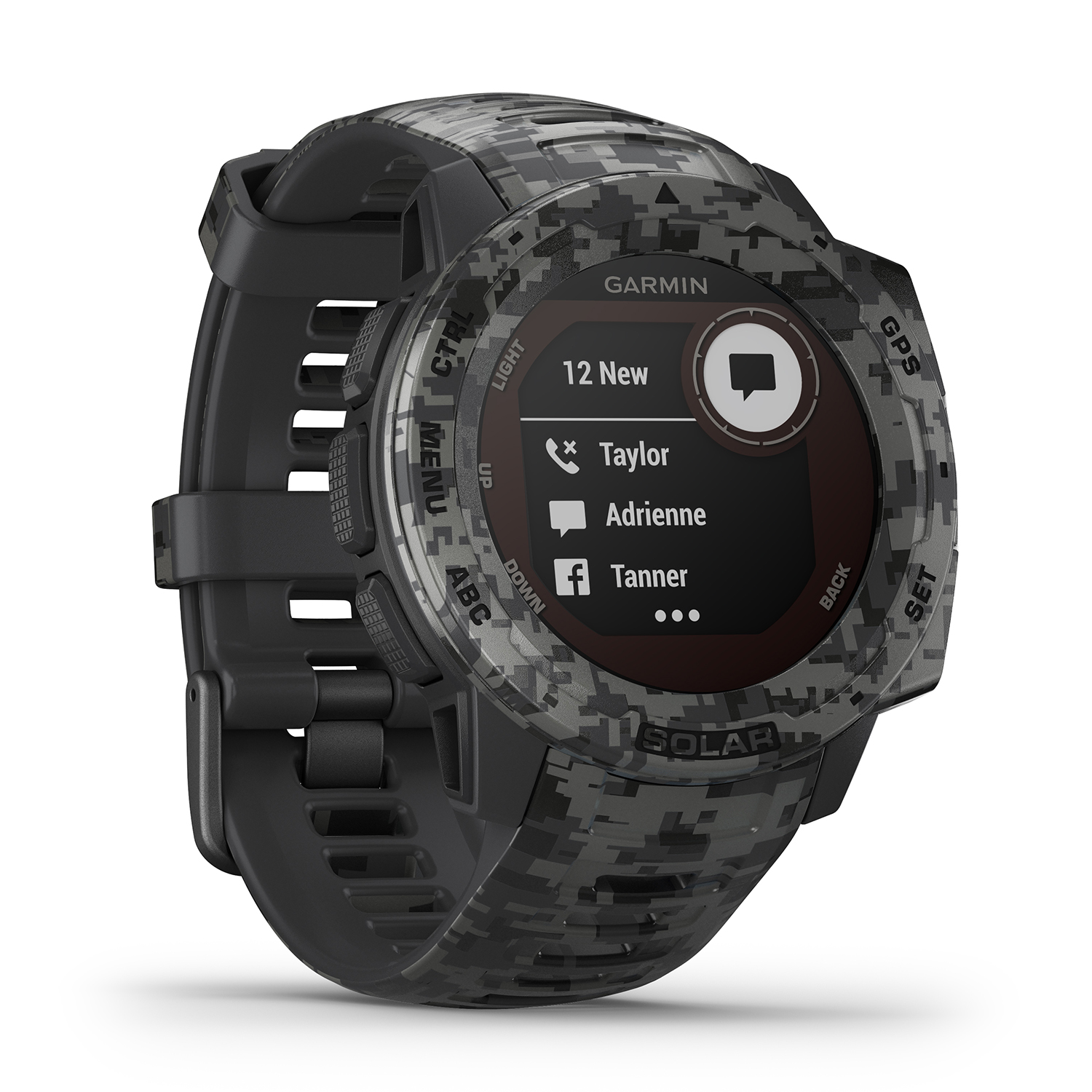 Garmin 010-02293-05 zegarek szary sportowy Garmin Instinct pasek - miniatura 5
