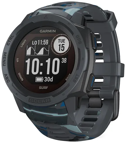 Garmin 010-02293-07 Garmin Instinct Instinct SOLAR Surf Edition Pipeline - zdjęcie 1