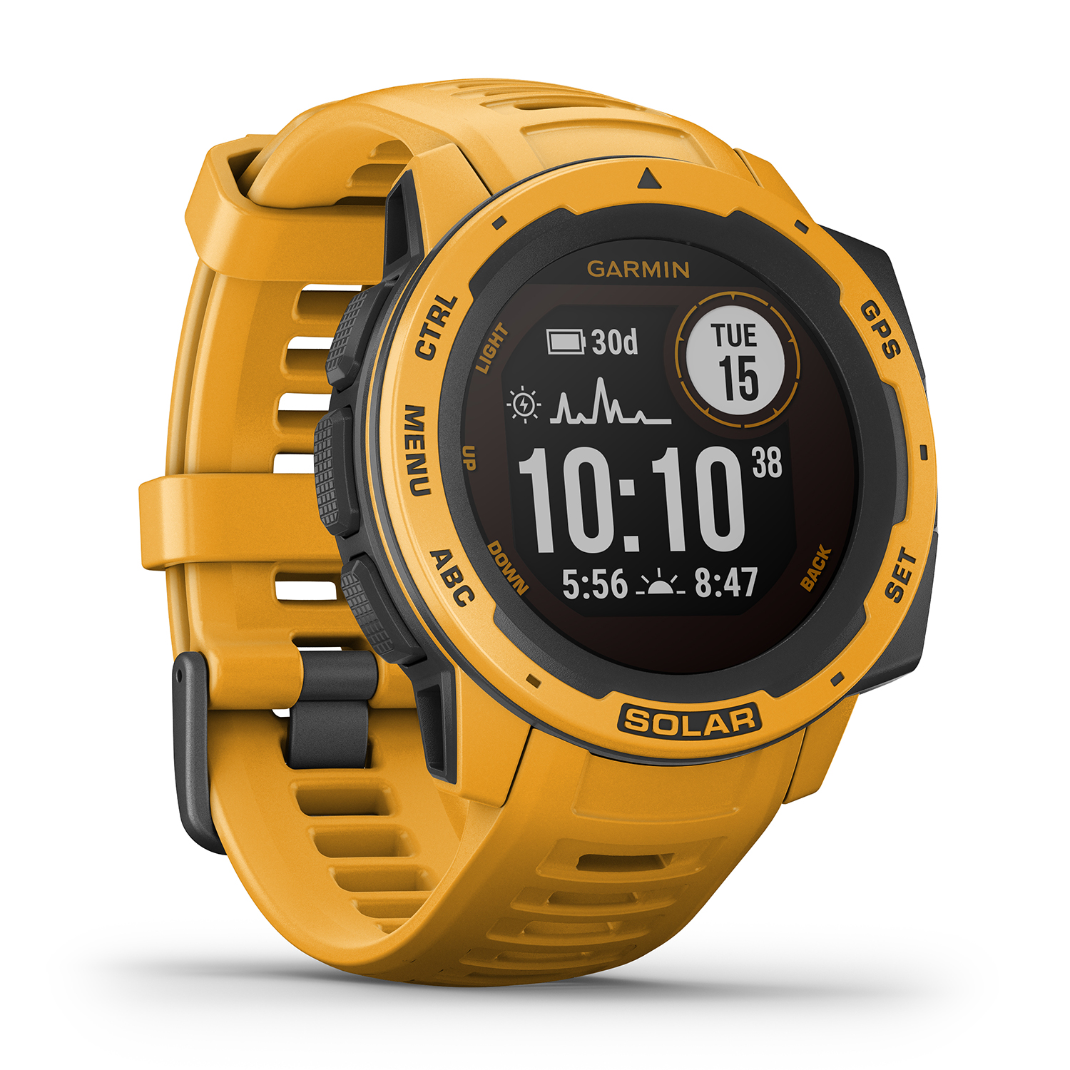 Garmin 010-02293-09 zegarek pomarańczowy sportowy Garmin Instinct pasek - miniatura 5