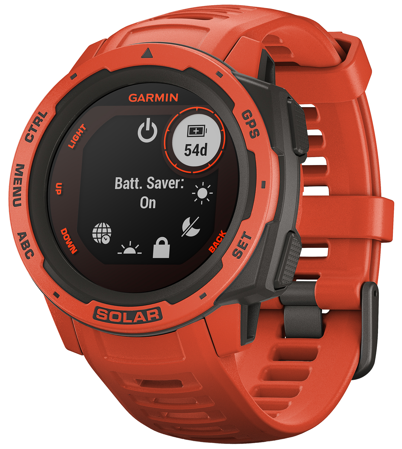 Garmin Instinct SOLAR Flame Red 010-02293-20
