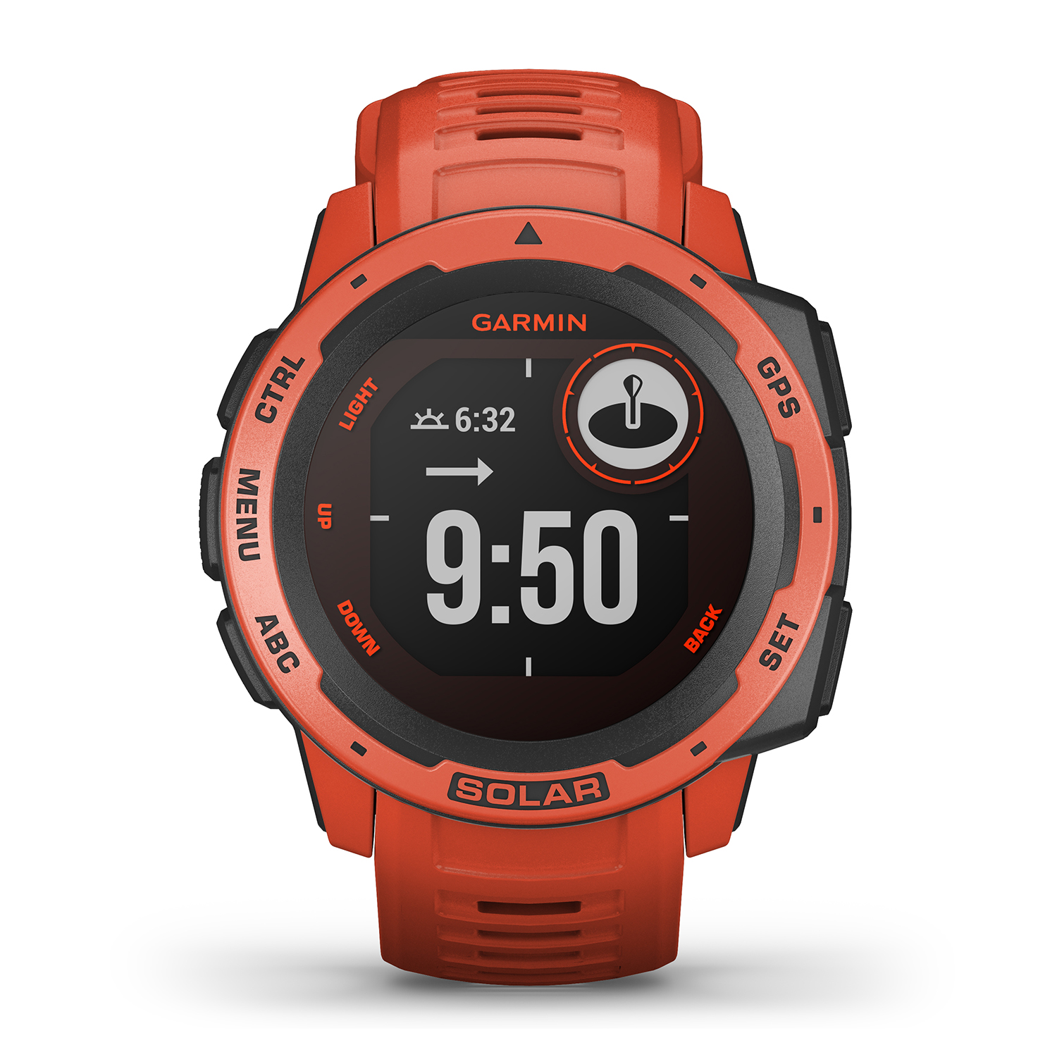 Garmin 010-02293-20 Instinct SOLAR Flame Red zegarek sportowy Garmin Instinct - miniatura 4