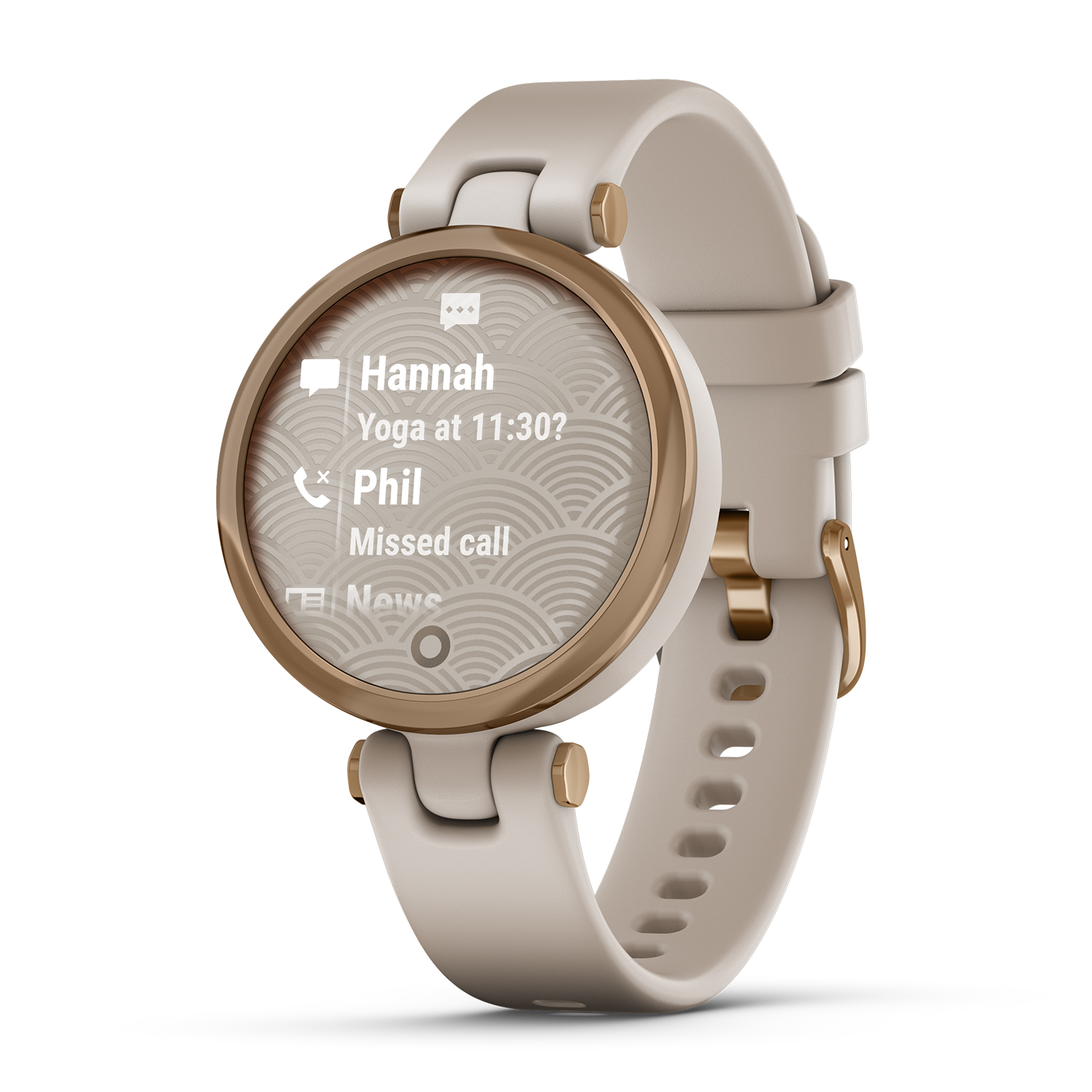Garmin 010-02384-11 zegarek beżowy sportowy Garmin Lily pasek