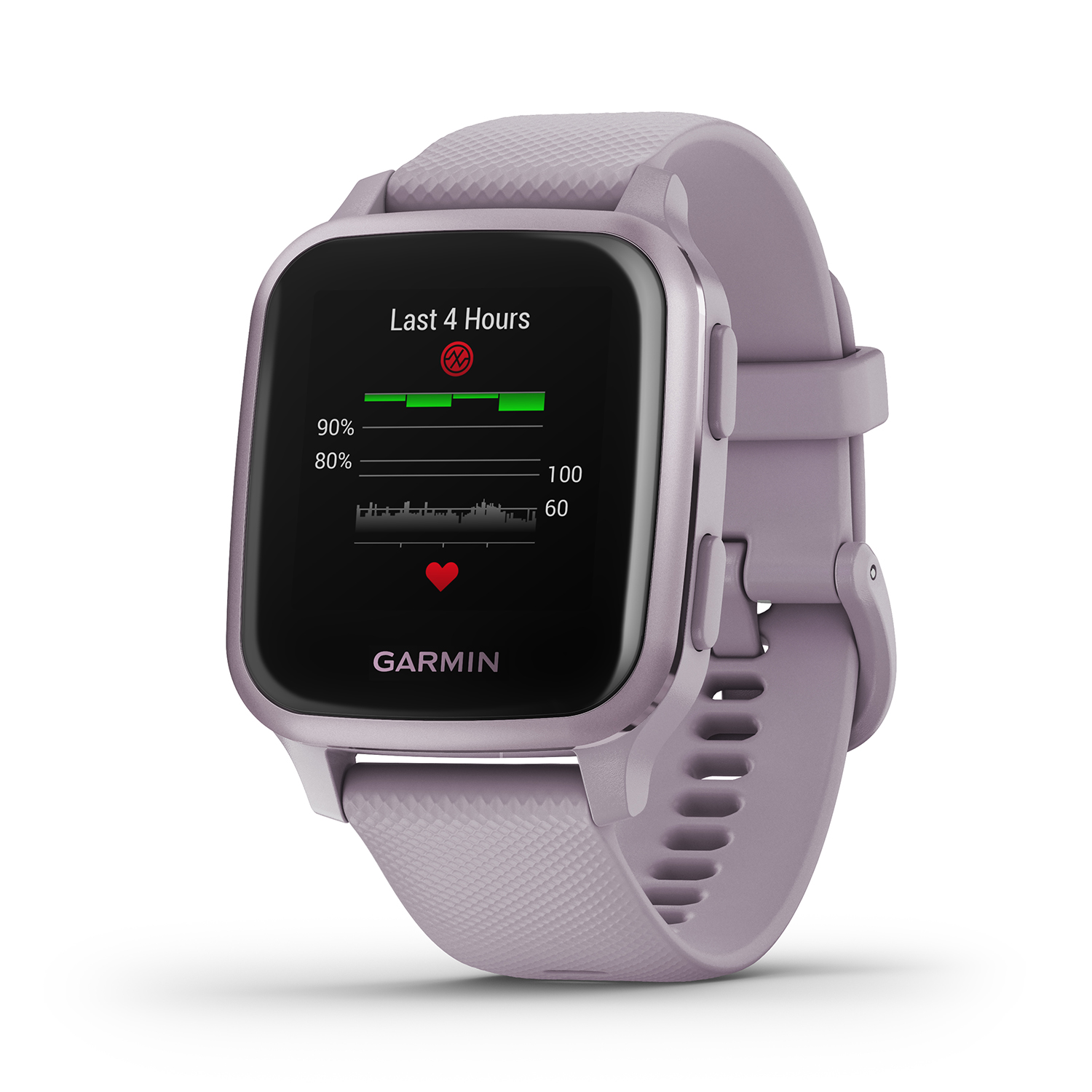 Garmin 010-02427-12 Venu Sq Metallic Orchid Aluminium Bezel with Orchid Case zegarek sportowy Garmin - miniatura 4
