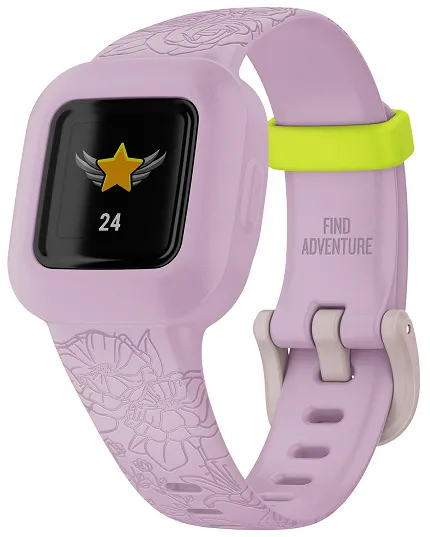 Garmin 010-02441-01 Garmin Vivofit jr. 2/3 Garmin Vivofit jr. 3 Lilac Floral - zdjęcie 1