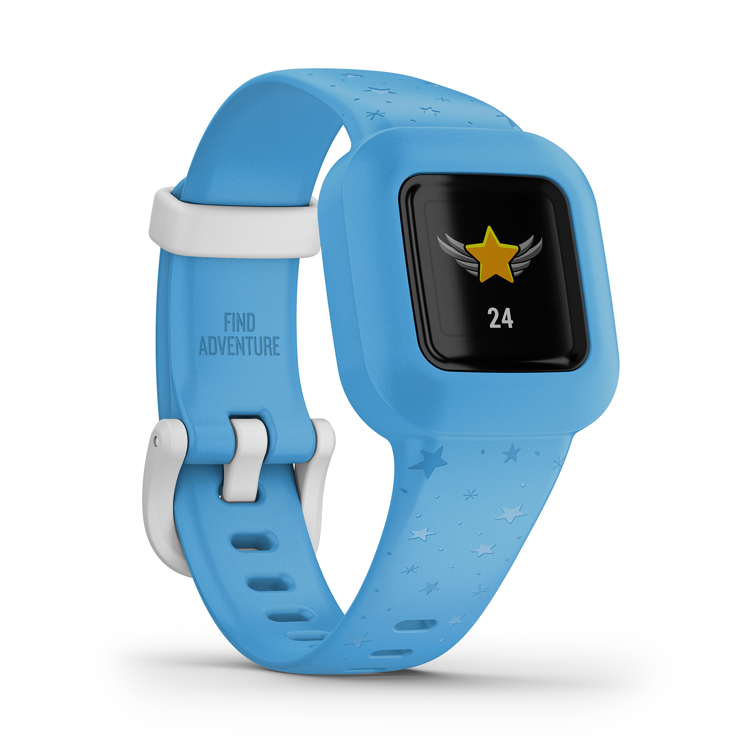 Garmin 010-02441-02 Garmin Garmin Vivofit jr. 3 Blue Stars zegarek dla chłopca sportowy mineralne - miniatura 8