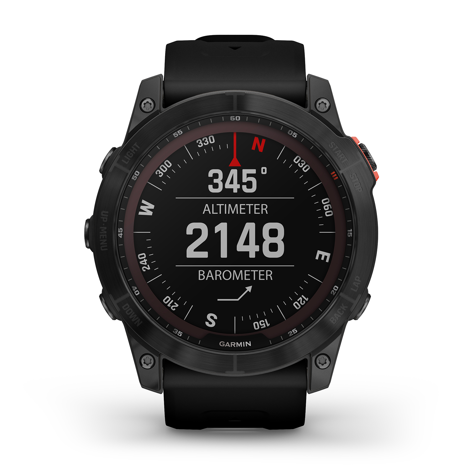 Garmin 010-02541-01 zegarek czarny sportowy Garmin Fenix pasek - miniatura 3