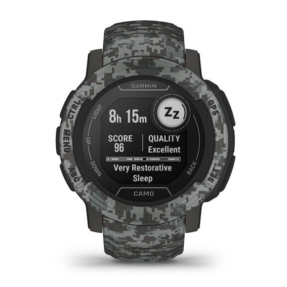 Garmin 010-02626-03 Instinct 2 - Camo Edition Garmin Instinct sportowy zegarek szary - miniatura 5