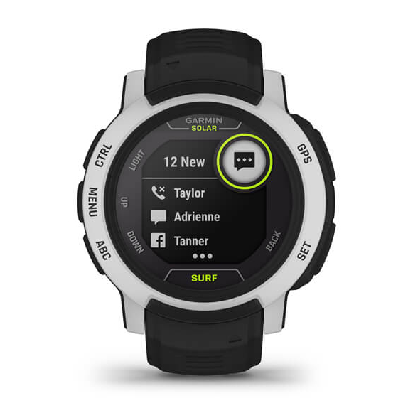 Garmin 010-02627-05 Instinct 2 Solar - Surf Edition Garmin Instinct sportowy zegarek czarny - miniatura 9