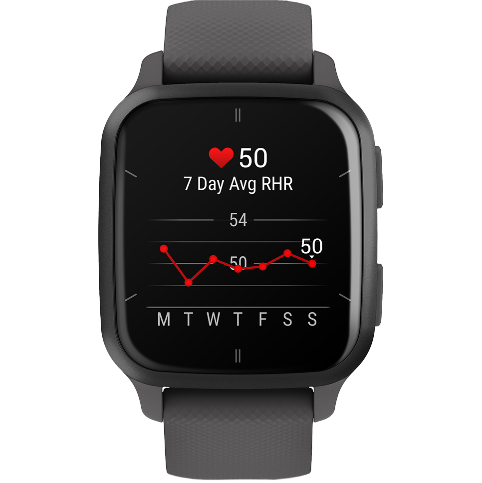 Garmin 010-02701-10 zegarek czarny sportowy Venu pasek - miniatura 5