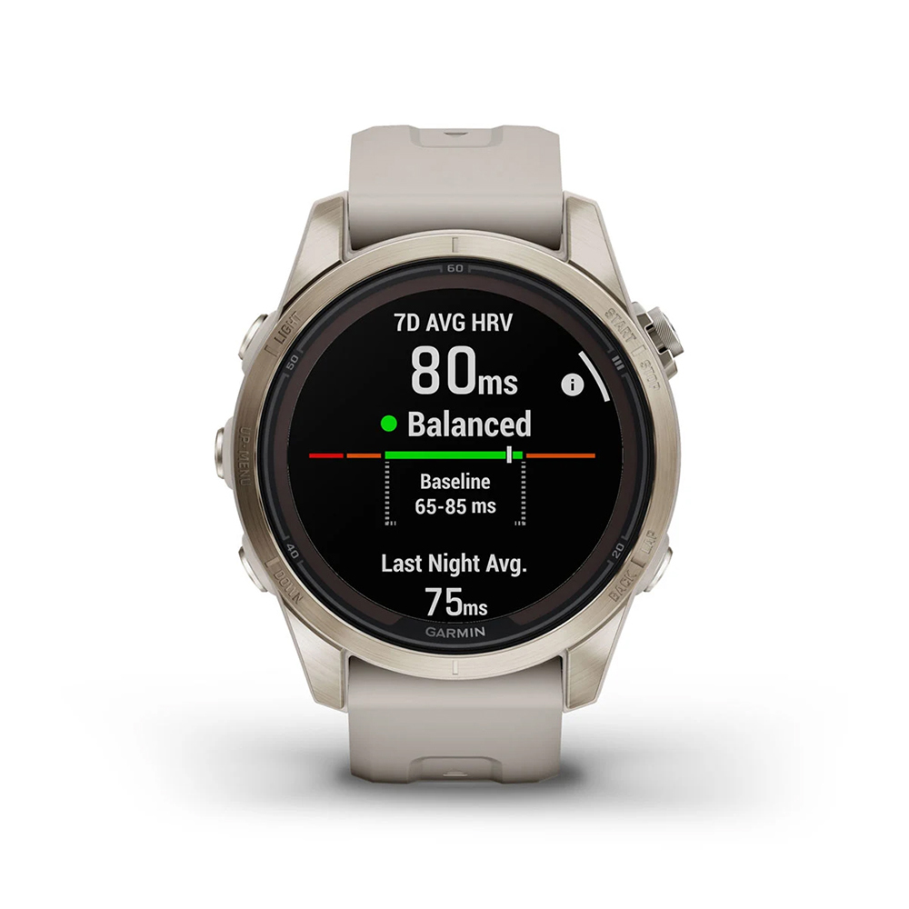 Garmin 010-02776-15 Fenix 7S Pro Sapphire Solar - Soft Gold zegarek sportowy Fenix - miniatura 4