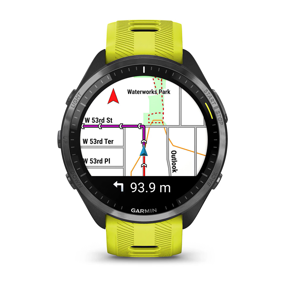 Garmin 010-02809-12 zegarek czarny sportowy Forerunner pasek - miniatura 3