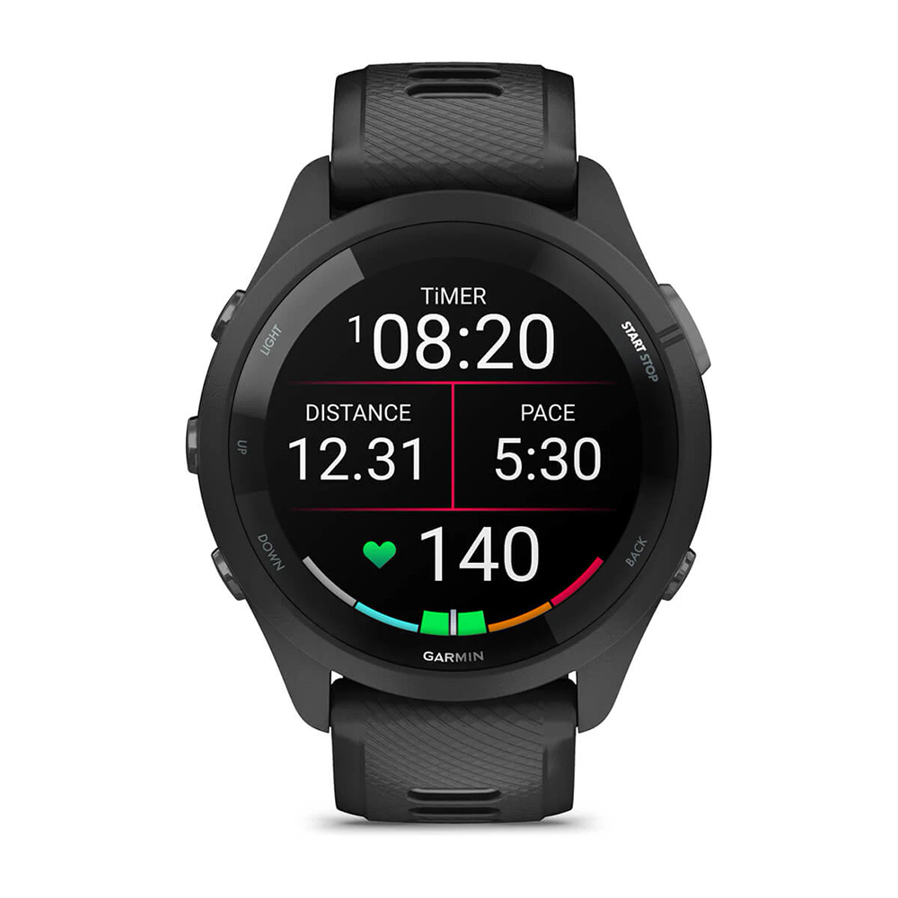 Garmin 010-02810-10 zegarek czarny sportowy Forerunner pasek - miniatura 3