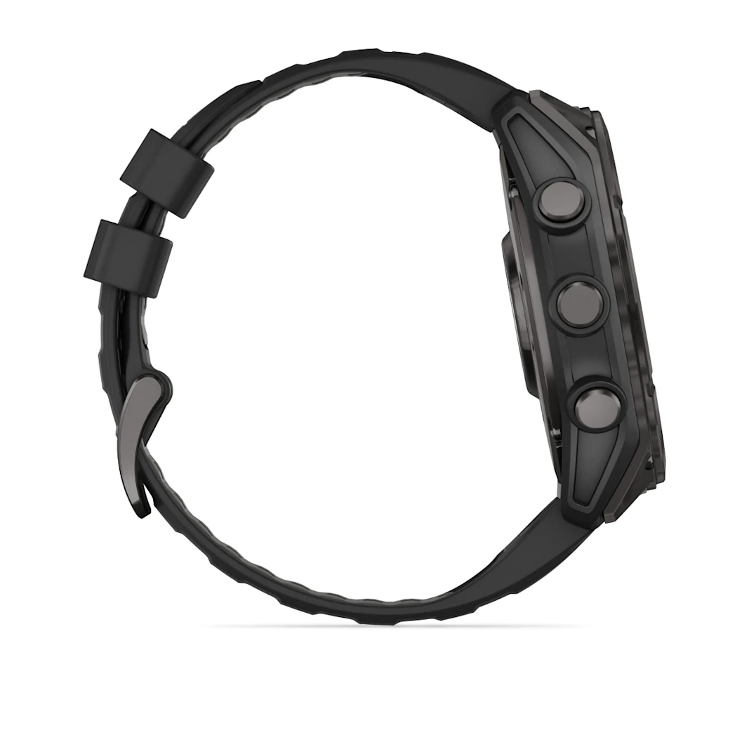Garmin 010-02905-21 Fenix 8 Amoled Tytanowy z paskiem silikonowym w kolorze Pebble grey zegarek sportowy Fenix - miniatura 4
