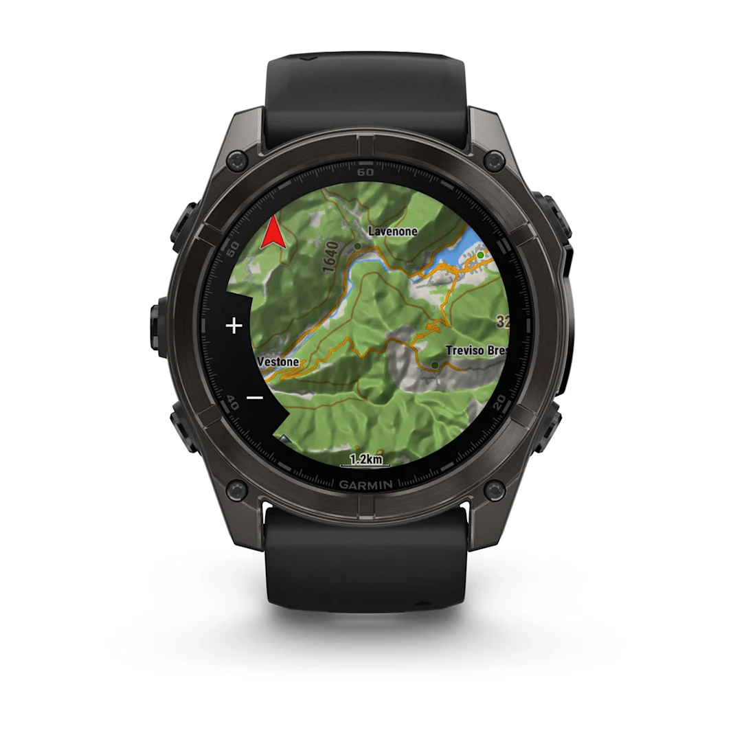 Garmin 010-02905-21 zegarek czarny sportowy Fenix pasek - miniatura 5