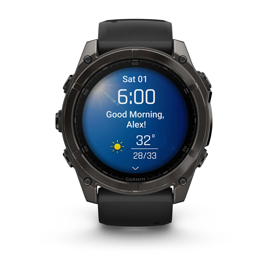 Garmin 010-02905-21 zegarek męski Fenix czarny - miniatura 10