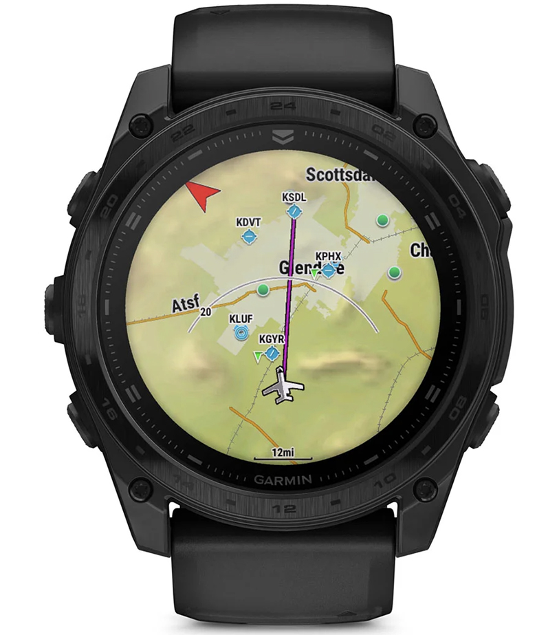 Garmin 010-03406-01 Garmin Tactix 8 AMOLED 51 mm Tactix sportowy zegarek czarny - miniatura 9
