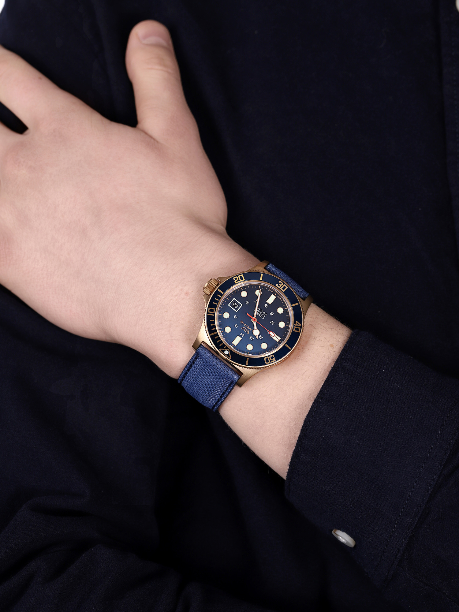 Glycine GL0174 męski zegarek Combat pasek - miniatura 3