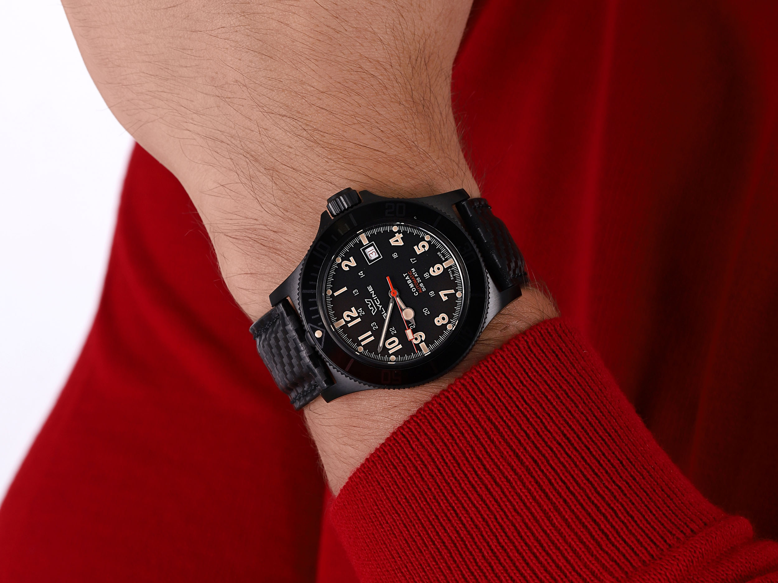 Glycine GL0244 męski zegarek Combat pasek - miniatura 4