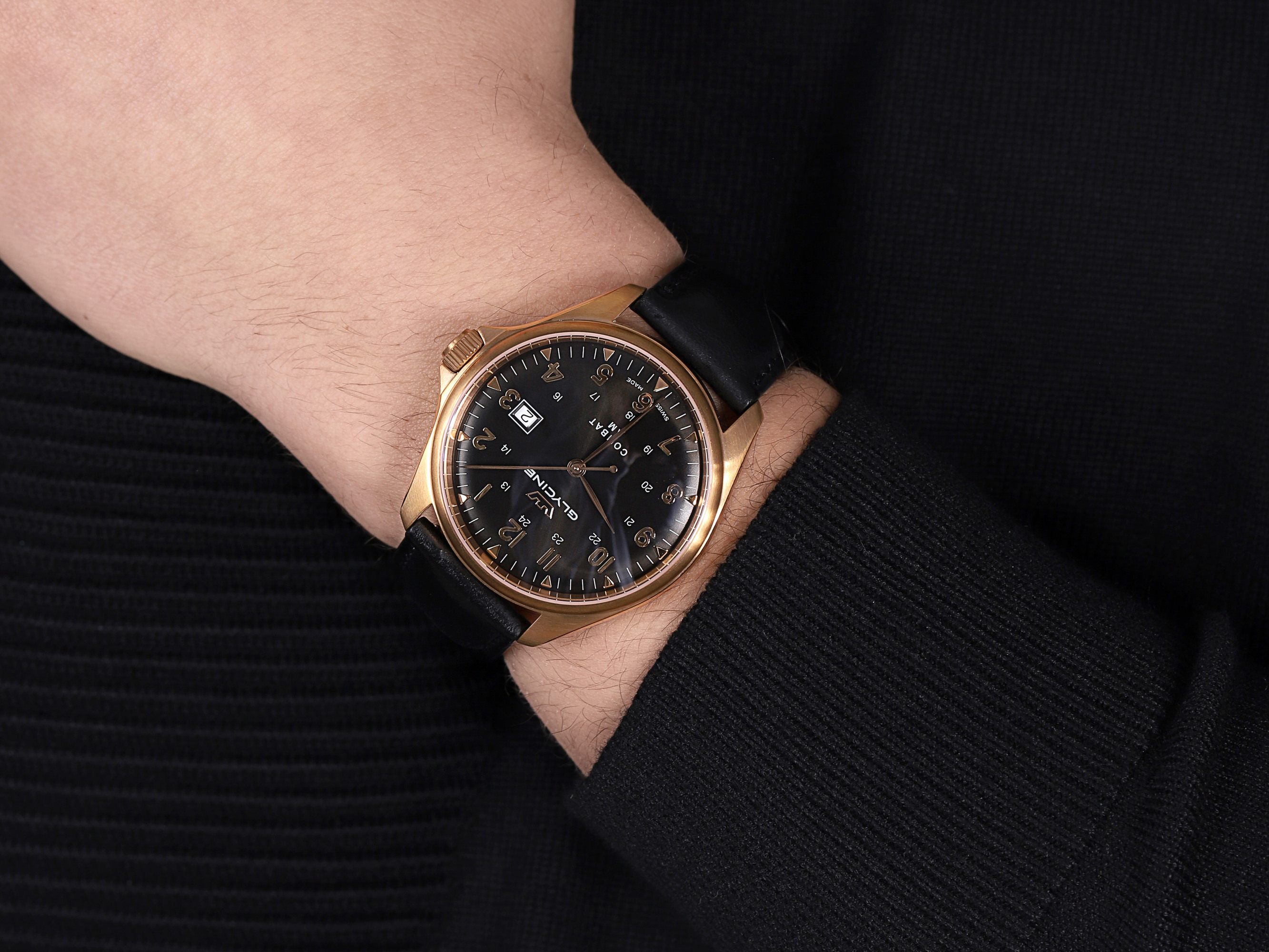 Glycine GL0283 męski zegarek Combat pasek - miniatura 4