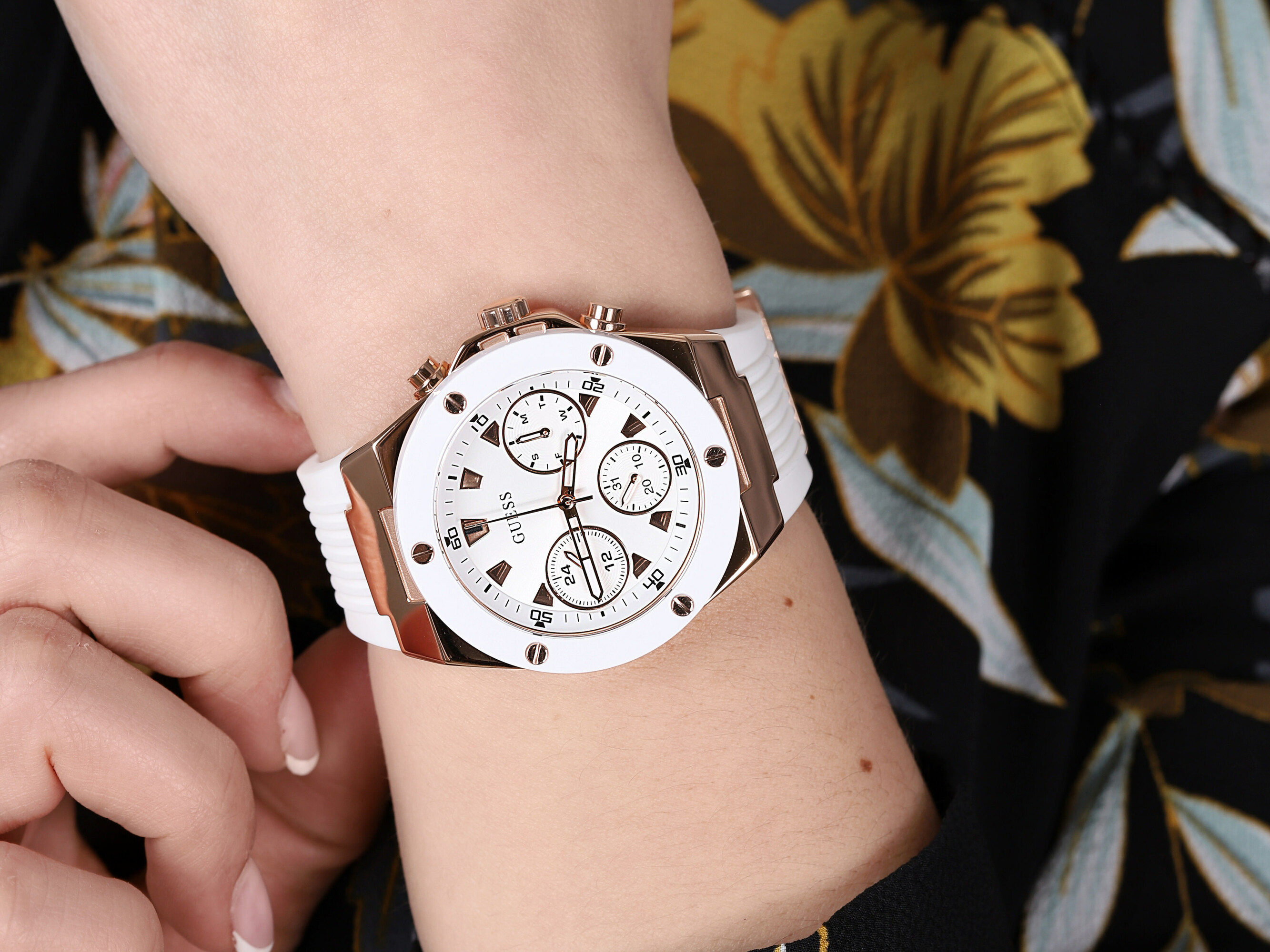 Guess GW0030L3 zegarek damski klasyczny Pasek pasek