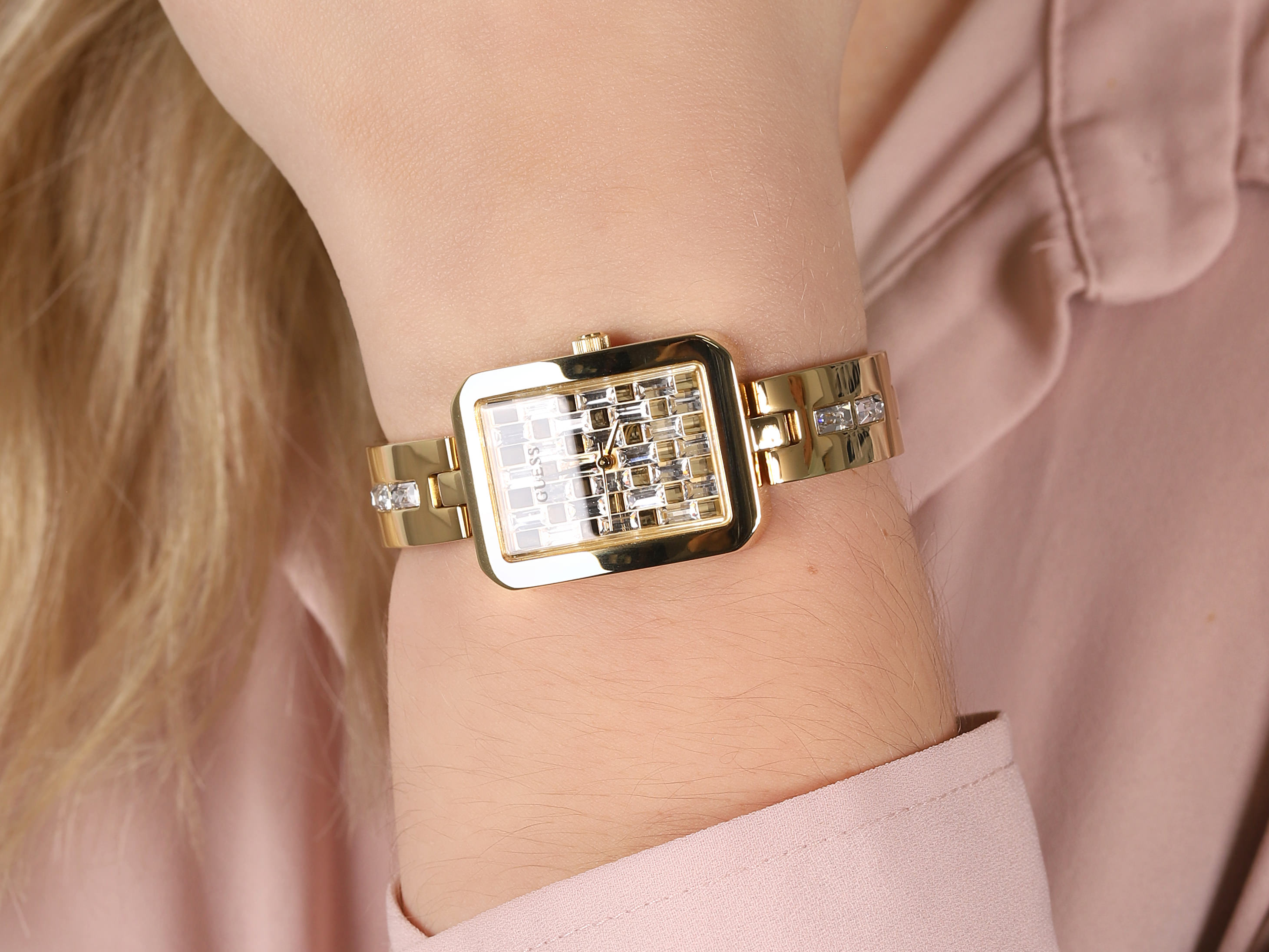 Guess GW0102L2 zegarek złoty fashion/modowy Bransoleta bransoleta - miniatura 4