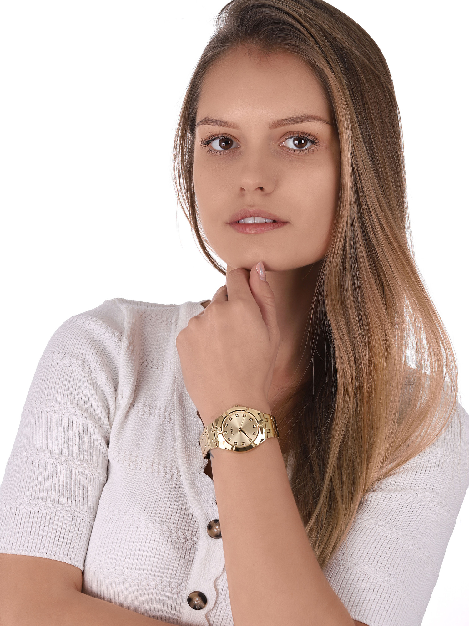 Guess GW0114L2 Crystalline zegarek fashion/modowy Bransoleta - miniatura 2