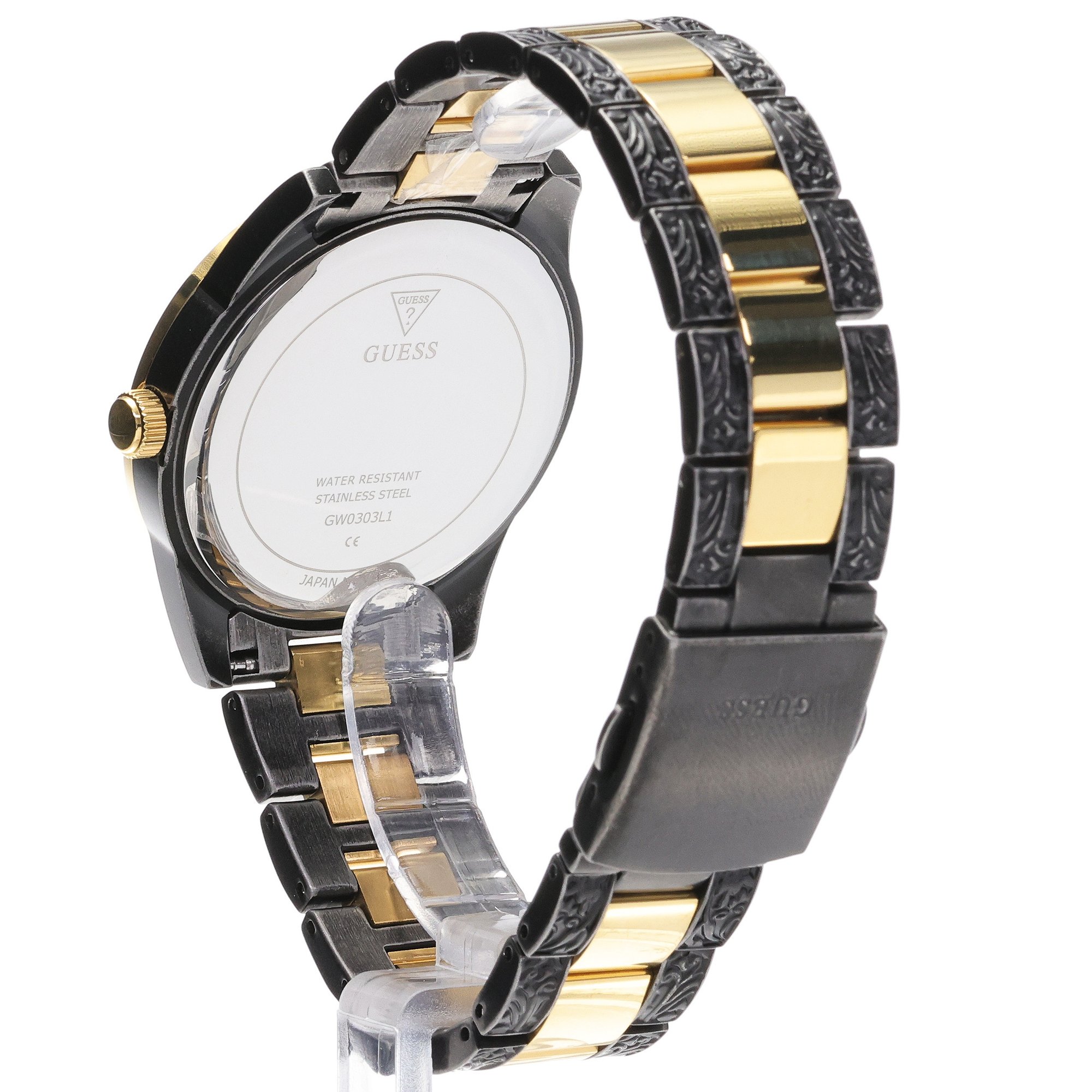 Guess GW0303L1 zegarek czarny fashion-modowy Męskie bransoleta - miniatura 4
