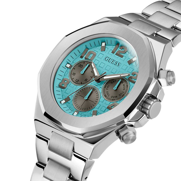 Guess GW0489G3 Empire Tiffany Blue zegarek fashion-modowy Bransoleta - miniatura 3