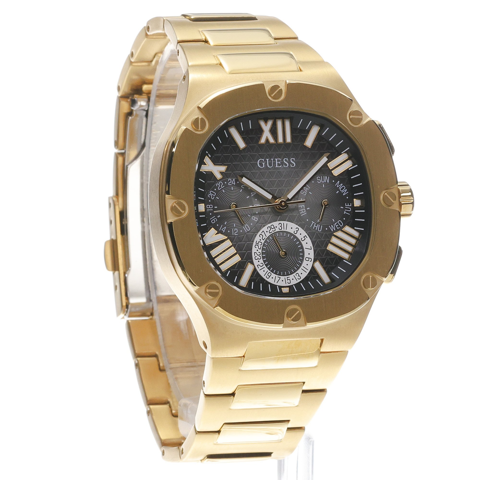 Guess GW0572G2 Headline Męskie fashion-modowy zegarek złoty
