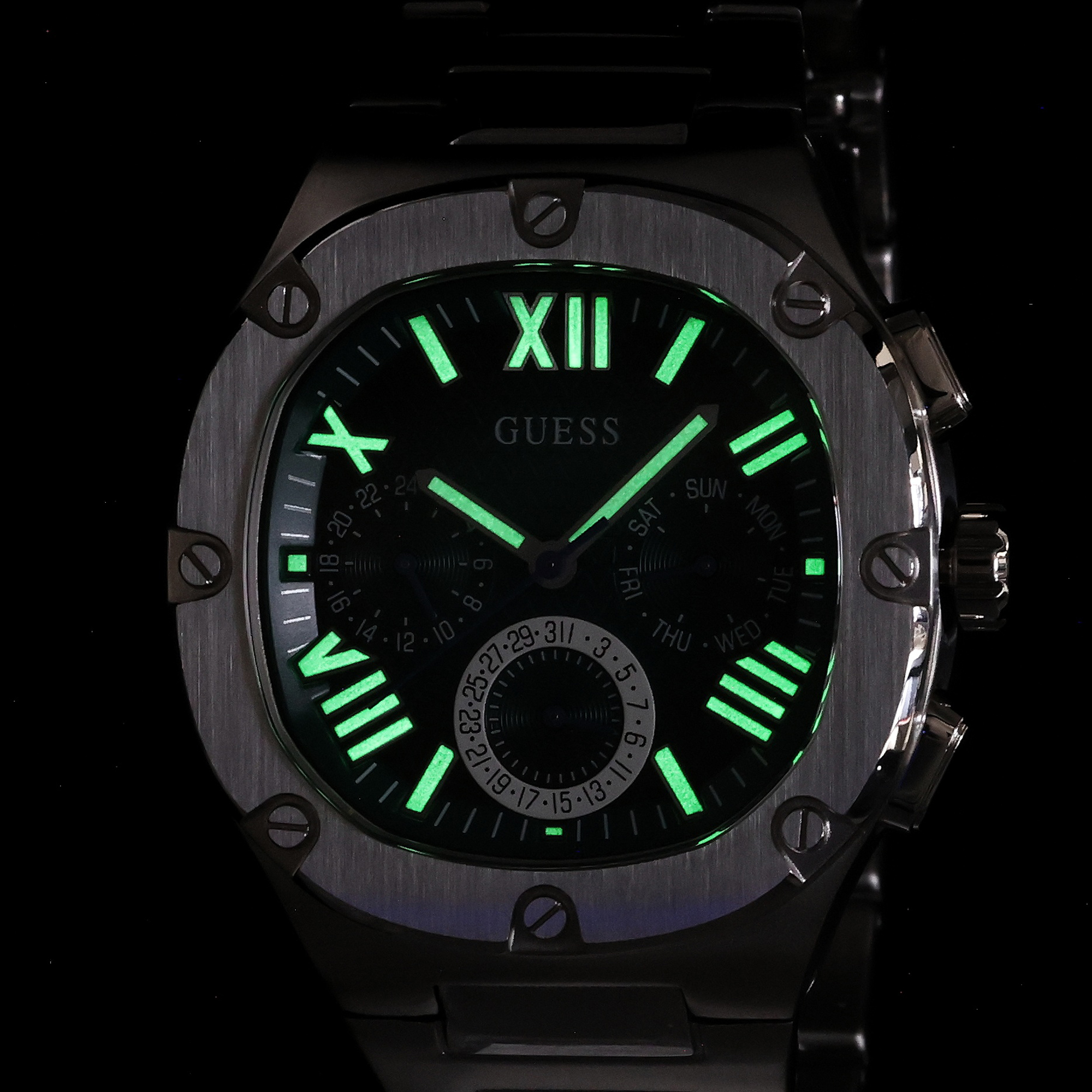 Guess GW0572G6 zegarek męski Męskie srebrny - miniatura 12