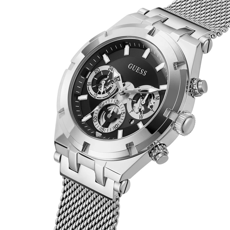 Guess GW0582G1 zegarek srebrny fashion-modowy Męskie bransoleta - miniatura 3