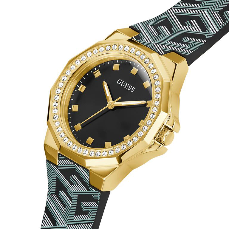 Guess GW0598L2 Avril Pasek fashion-modowy zegarek złoty - miniatura 3