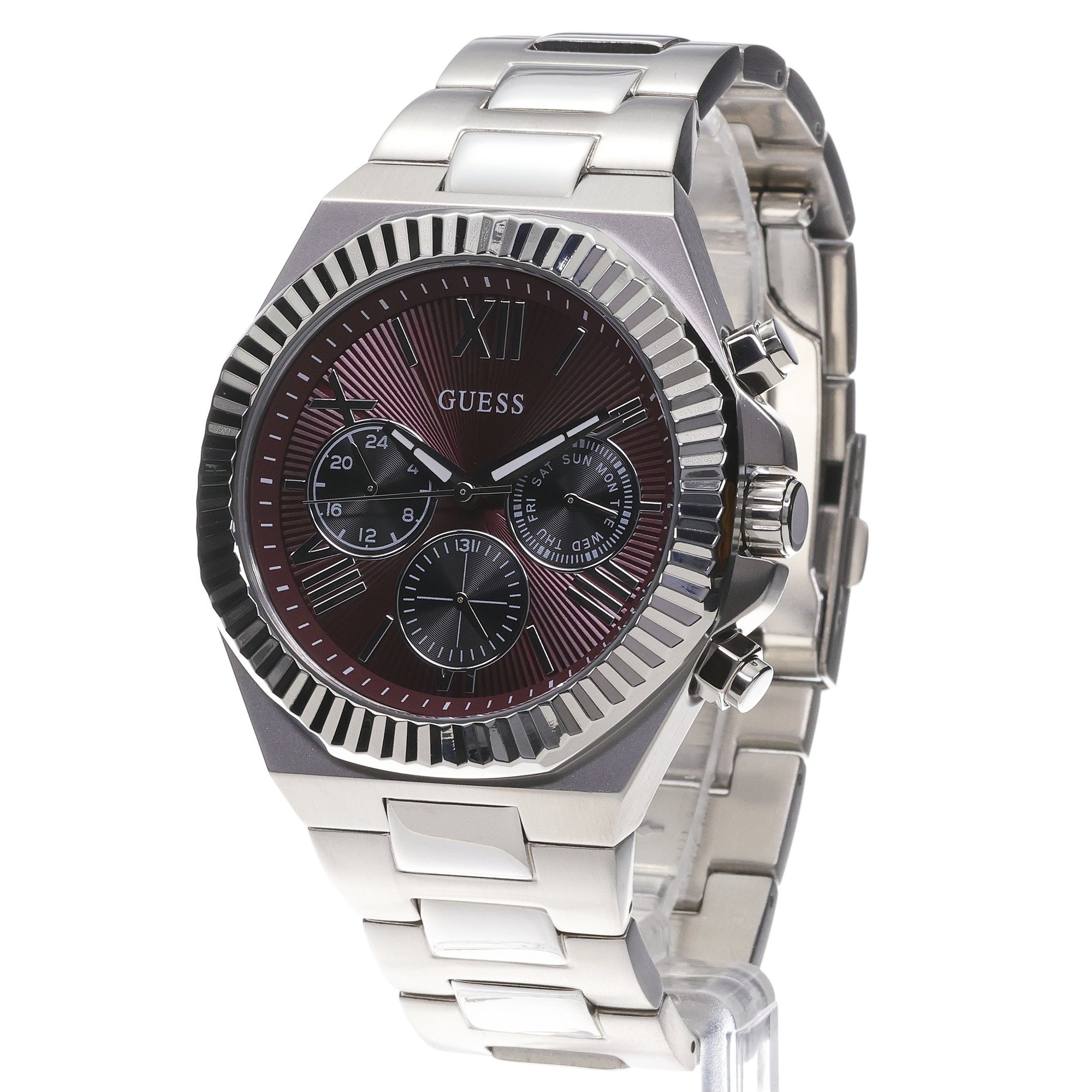 Guess GW0703G7 zegarek męski Męskie srebrny - miniatura 2