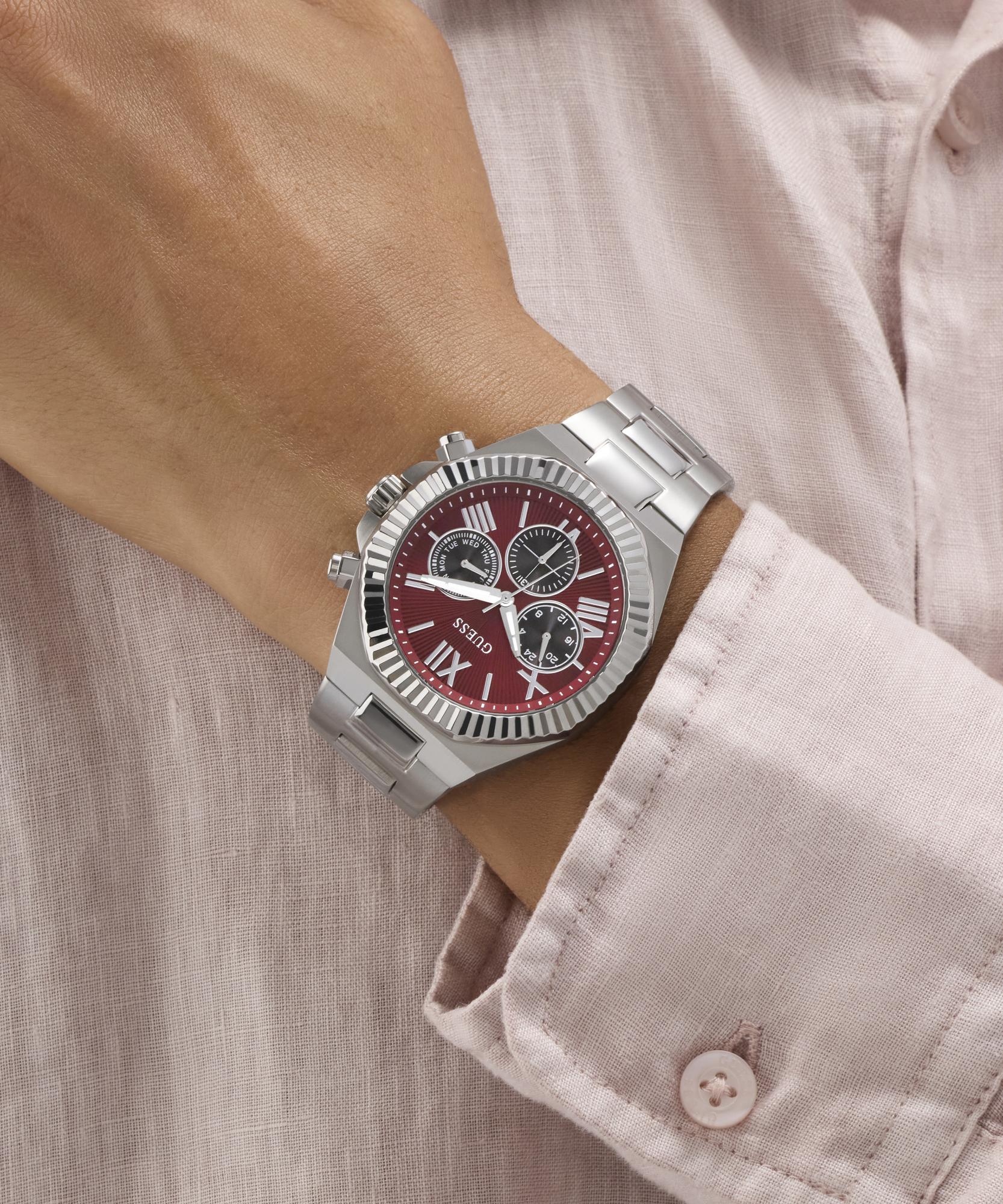 Guess GW0703G7 zegarek męski Męskie srebrny - miniatura 13