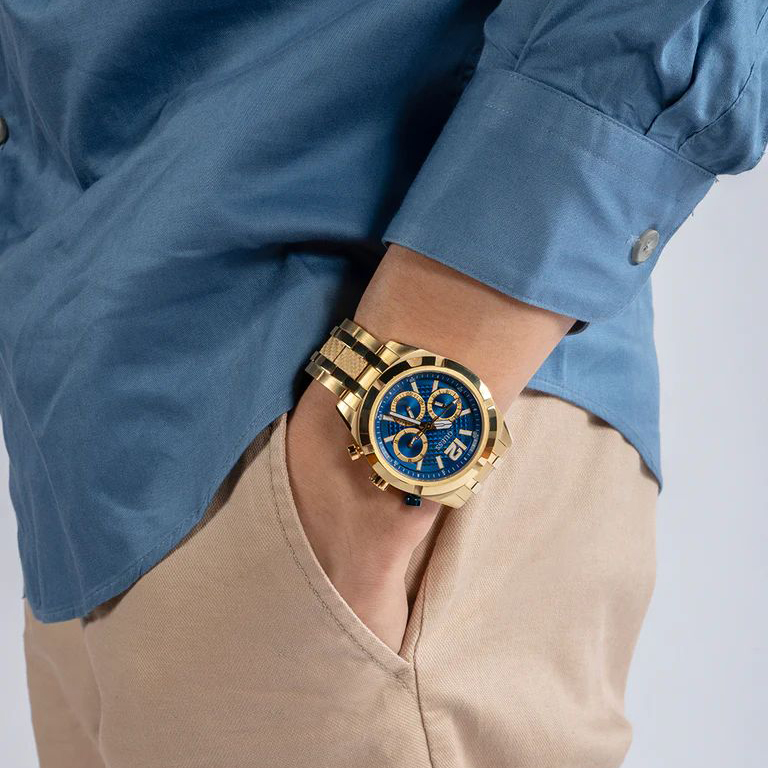 Guess GW0714G2 Resistance Męskie fashion-modowy zegarek złoty - miniatura 9