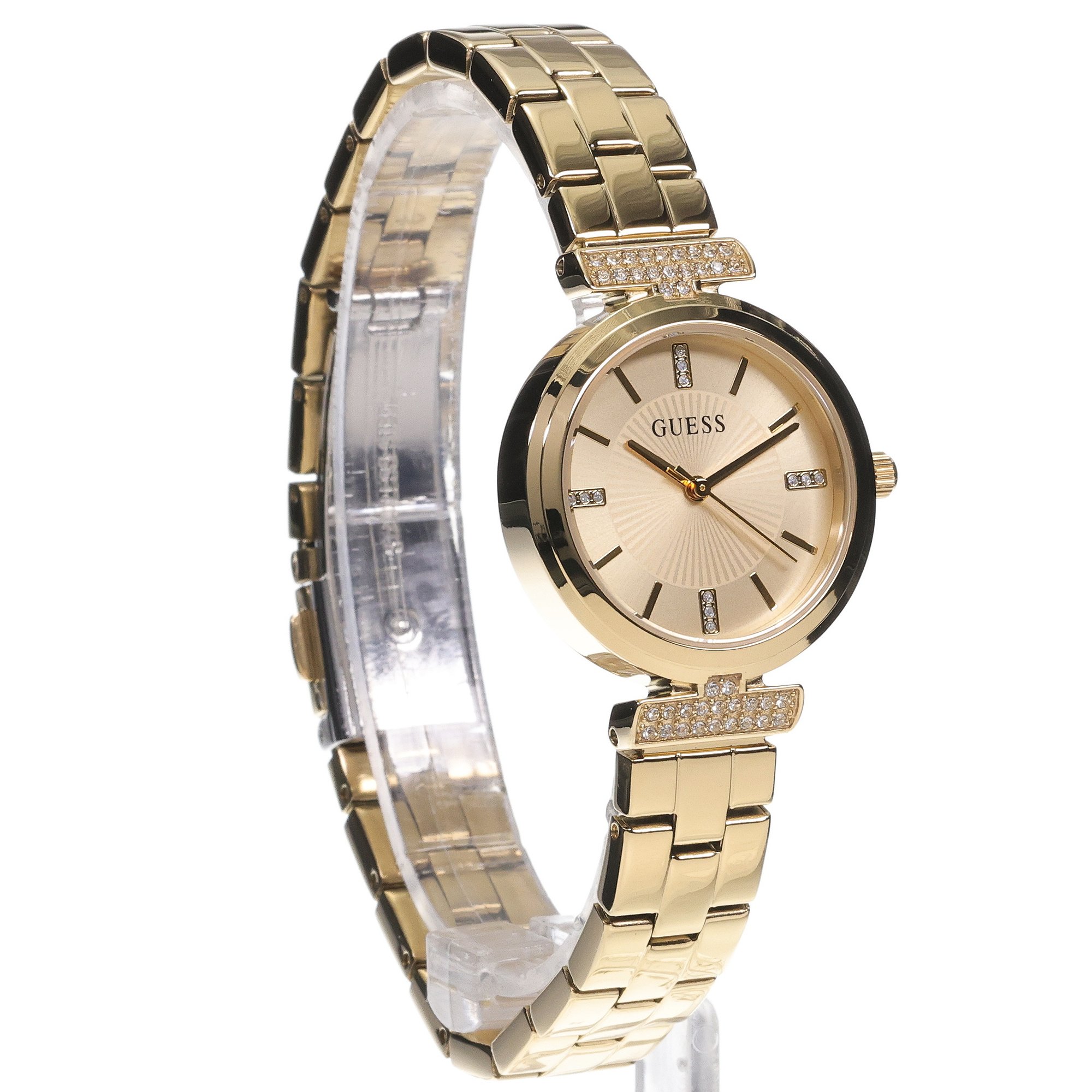 Guess GW0762L2 Damskie Array Gold 28mm zegarek damski biżuteryjny mineralne - miniatura 3