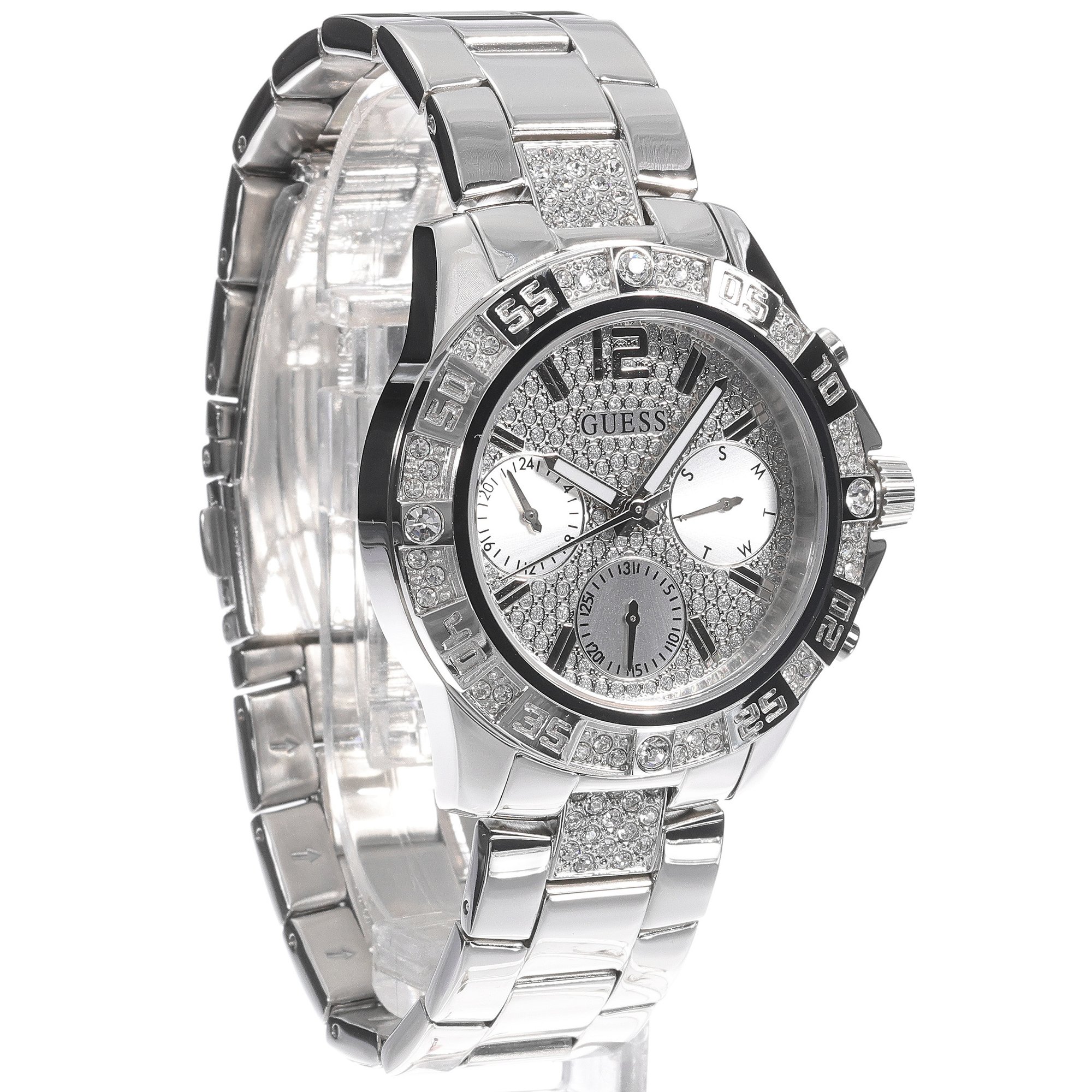 Guess GW0771L1 Stainless Steel 39mm Damskie fashion-modowy zegarek srebrny - miniatura 3